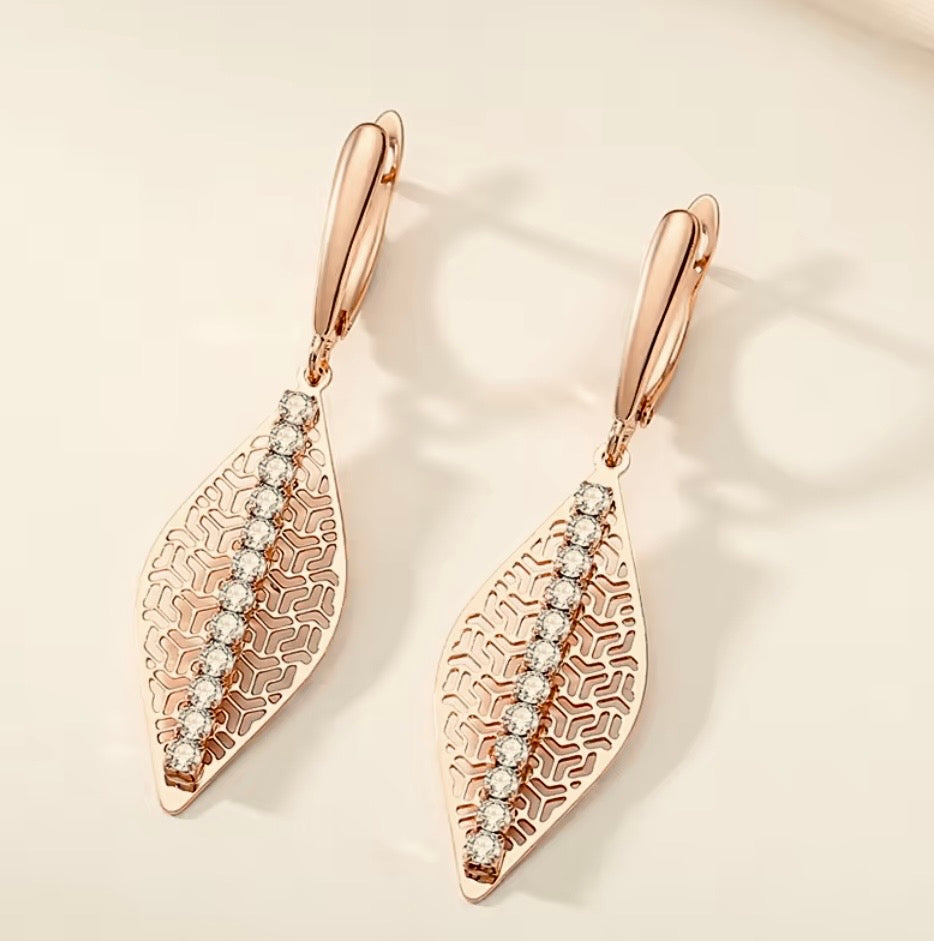 Optimum Rosé Cascade Earrings