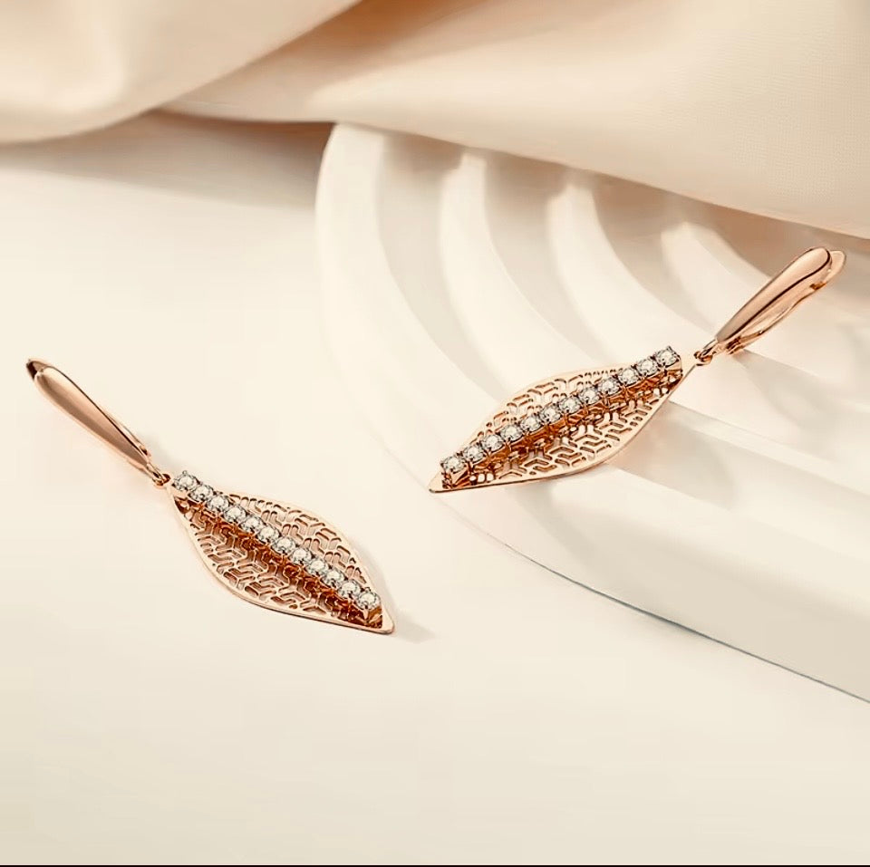 Optimum Rosé Cascade Earrings