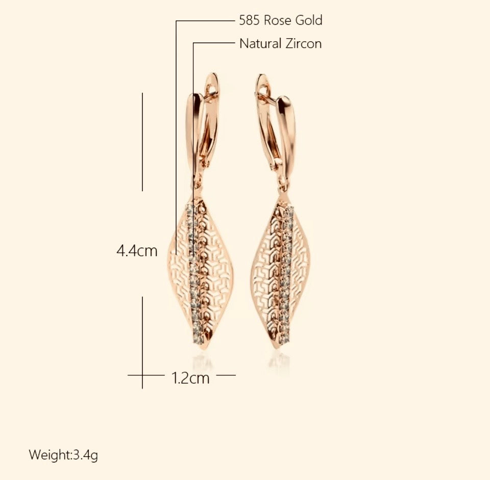 Optimum Rosé Cascade Earrings