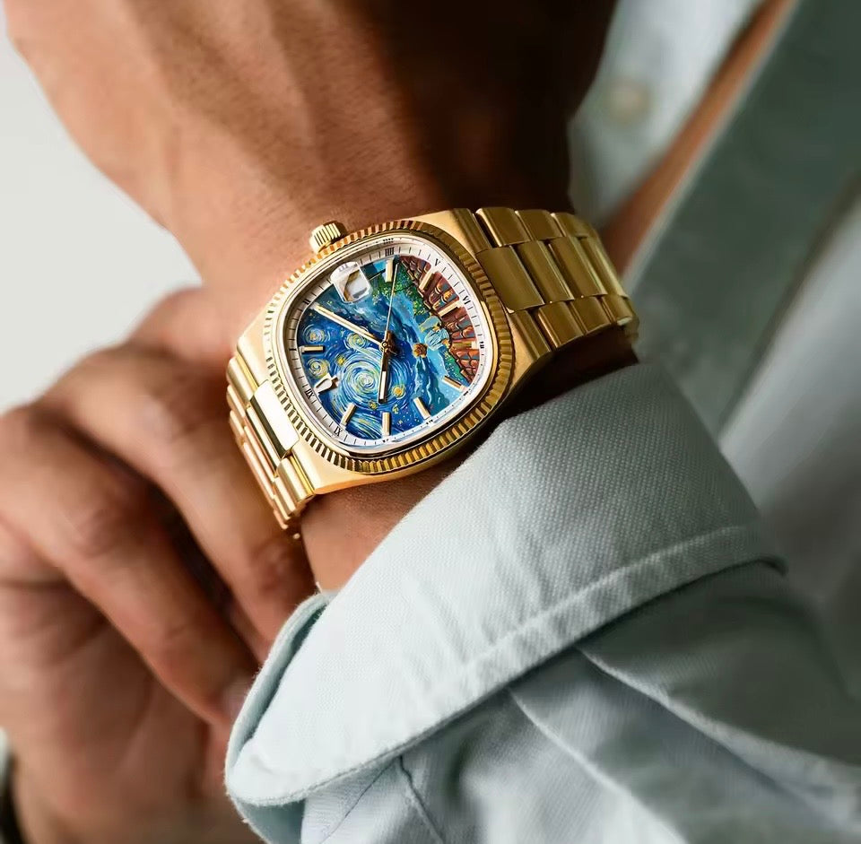 Optimum Golden Era Square Watch