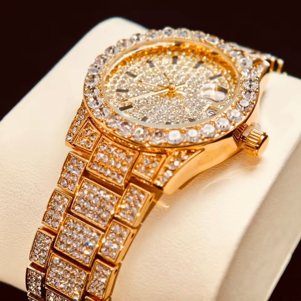 Optimum Celestia Gold Ice Watch