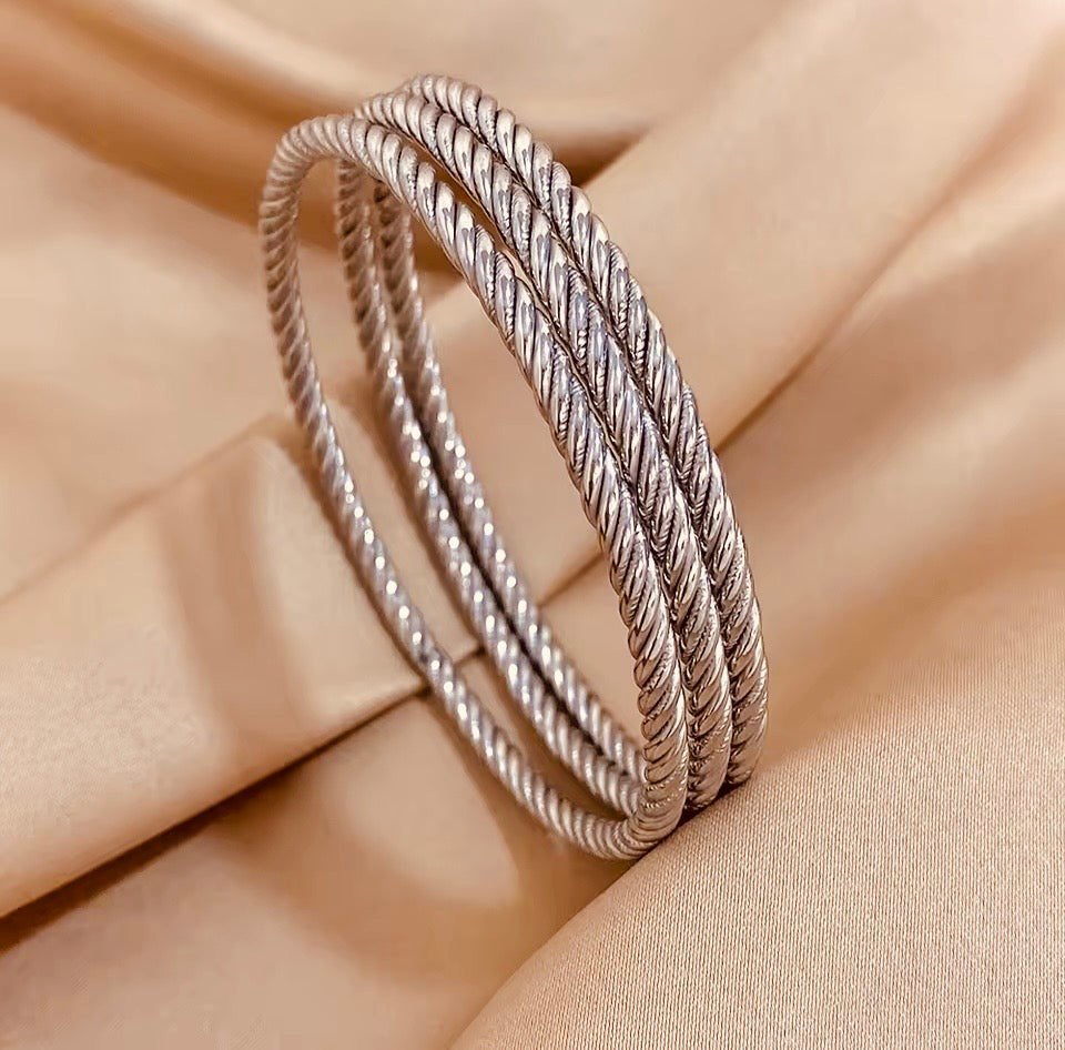 Optimum 3PC Layered Bangle Set