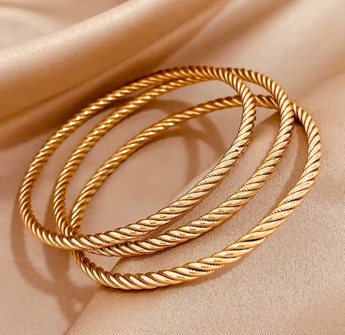 Optimum 3PC Layered Bangle Set