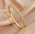 Optimum Twisted Luxe Zircon Bracelet