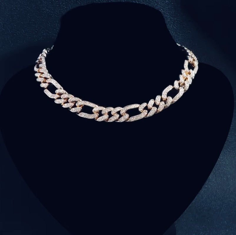 Optimum Iced Miami Heart Cuban Necklace
