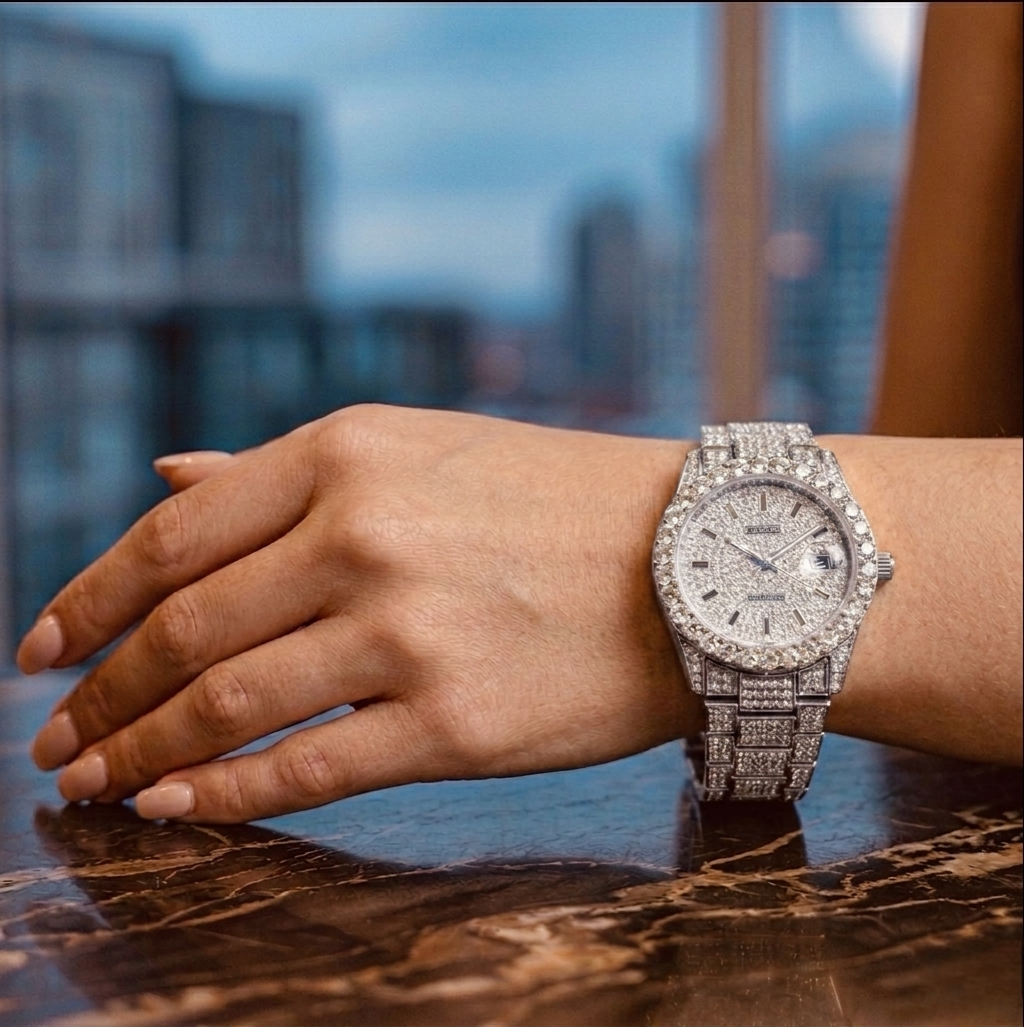 Optimum Celestia Gold Ice Watch